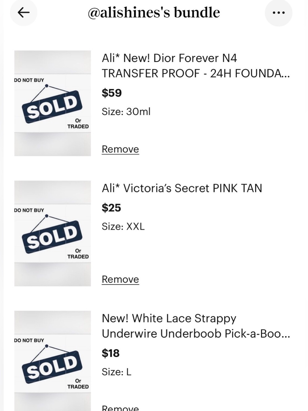 Bundle for Ali❣️ - Picture 3 of 5
